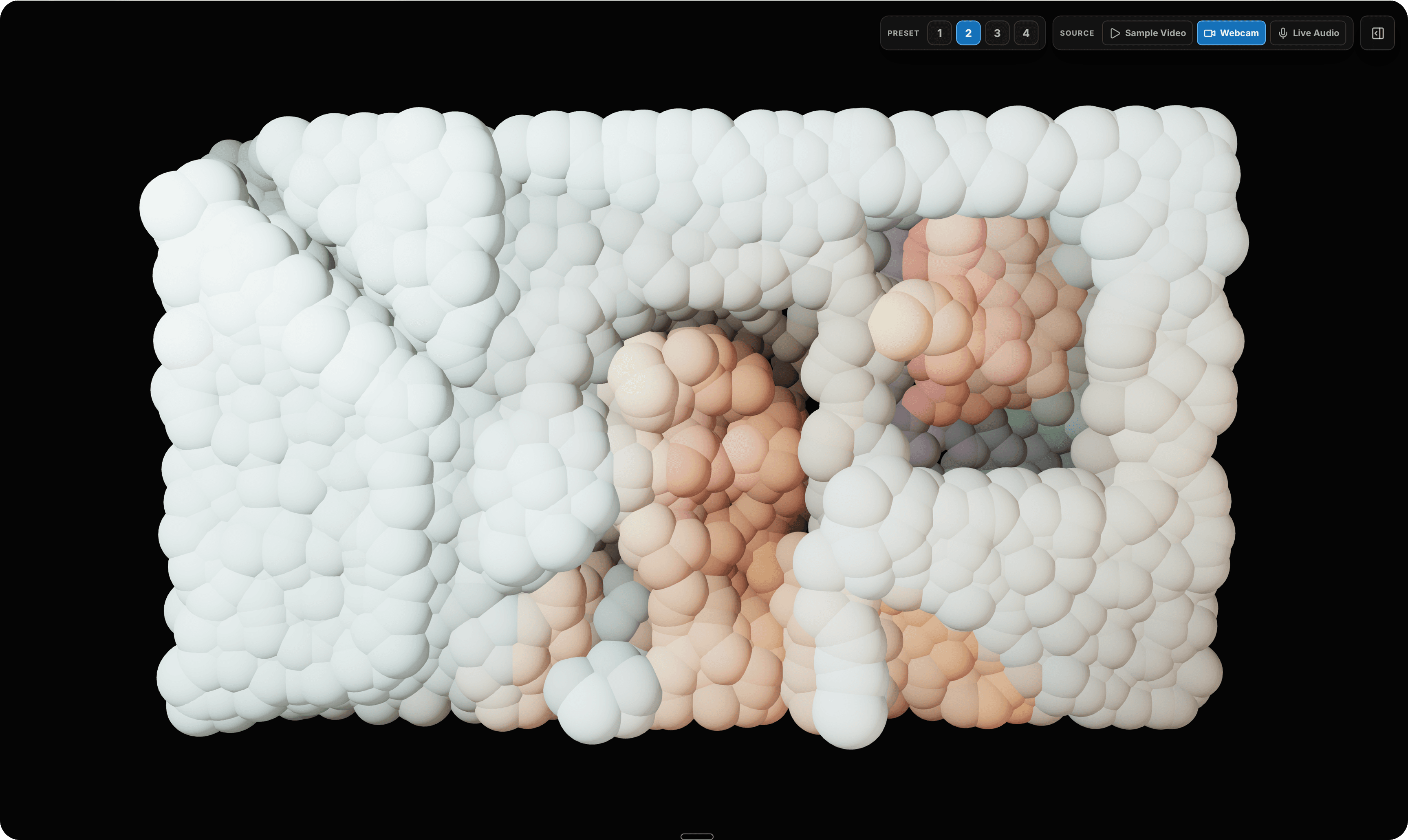 Ajuste visual de Video Plane Studio, vista 1