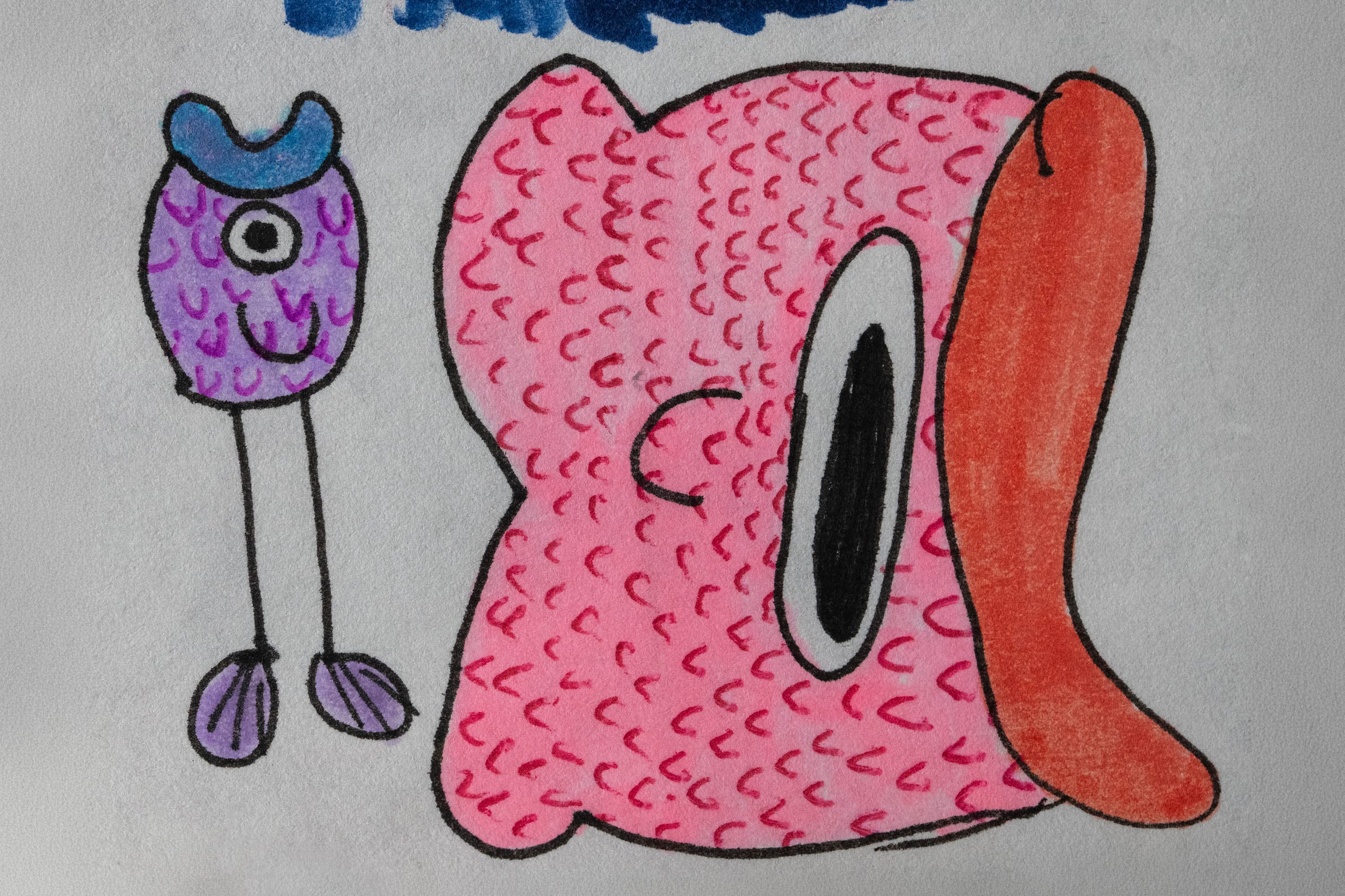 Desarrollo de los dibujos de Character Pins.