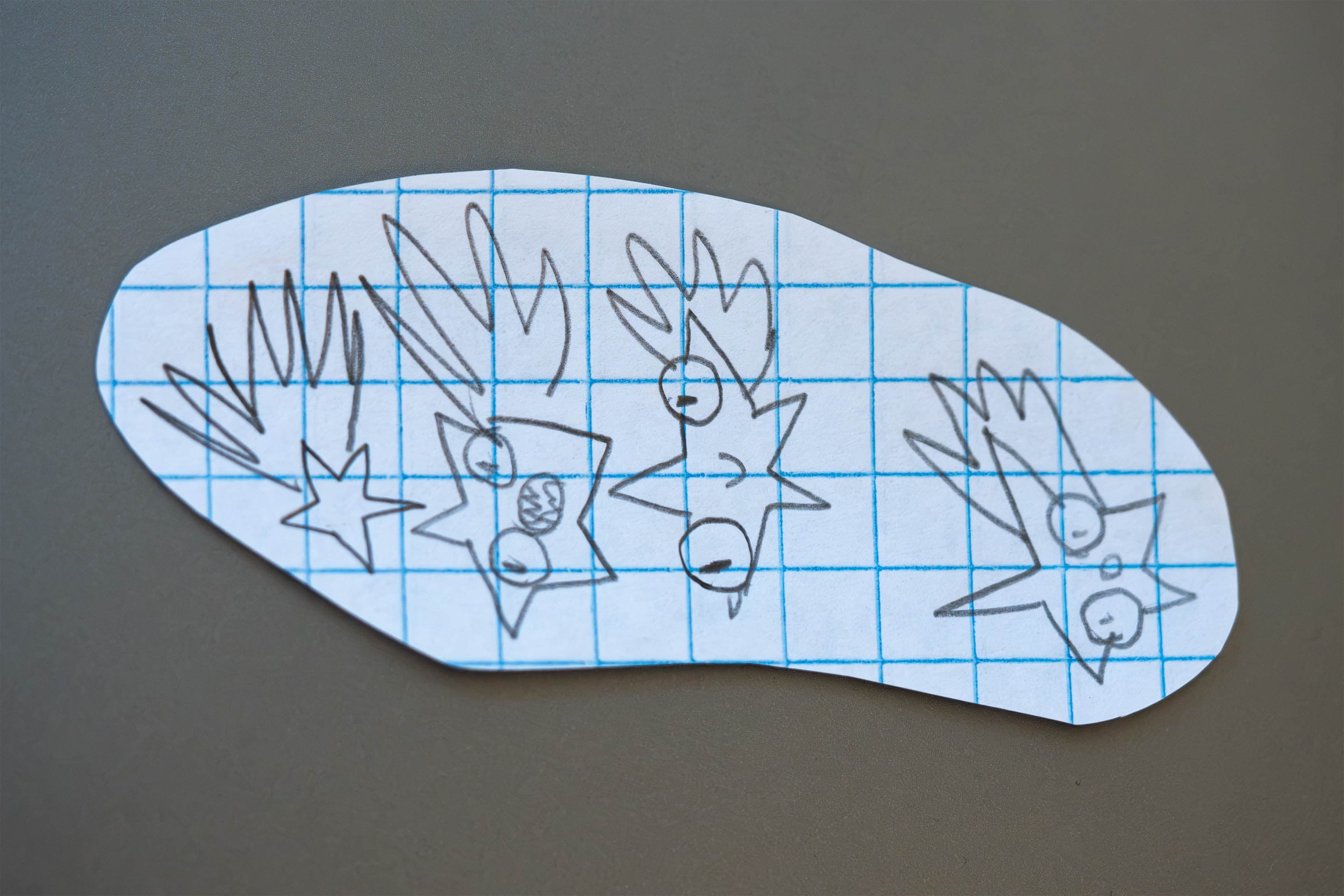 Desarrollo de los dibujos de Character Pins.