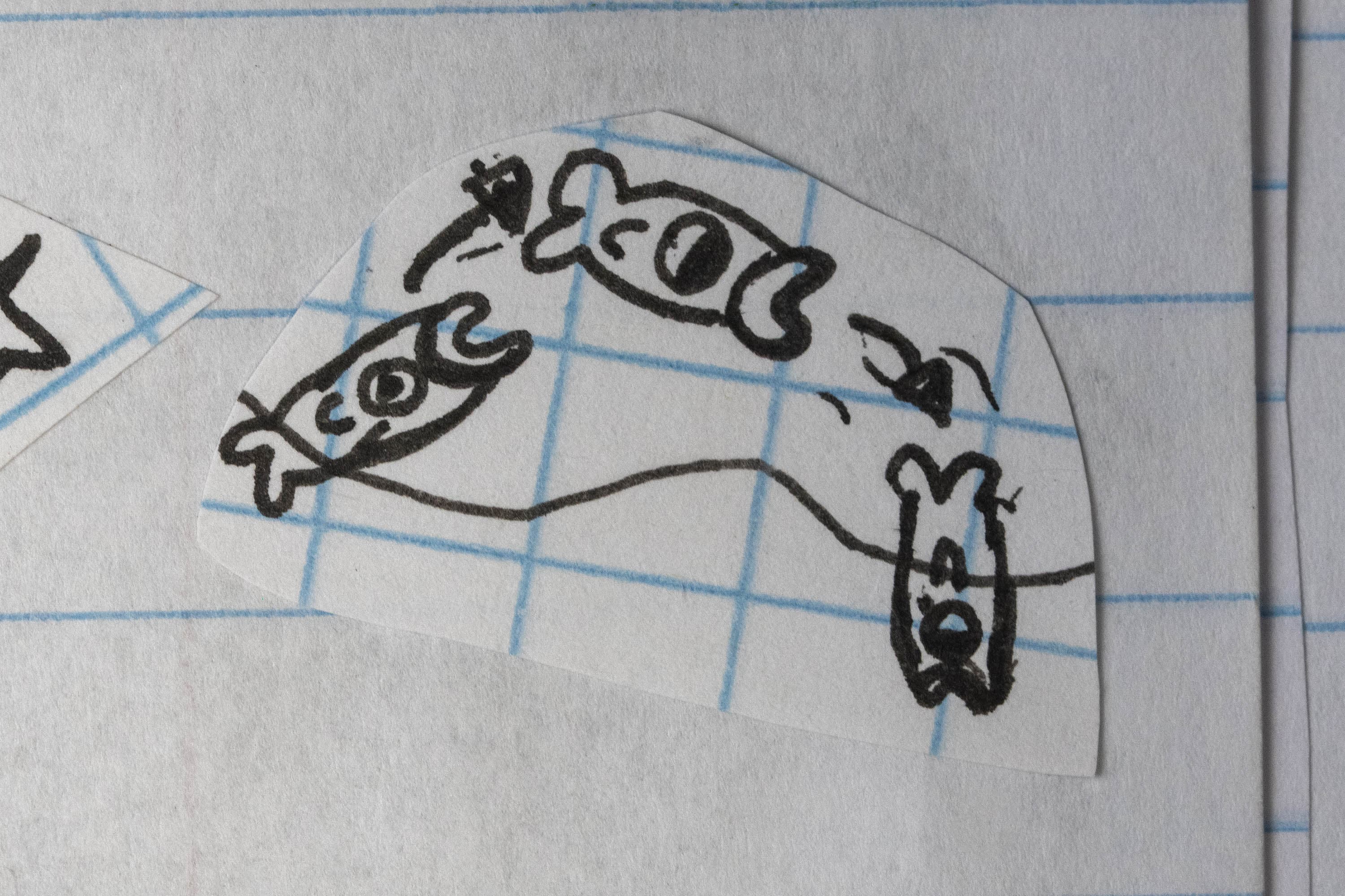 Desarrollo de los dibujos de Character Pins.