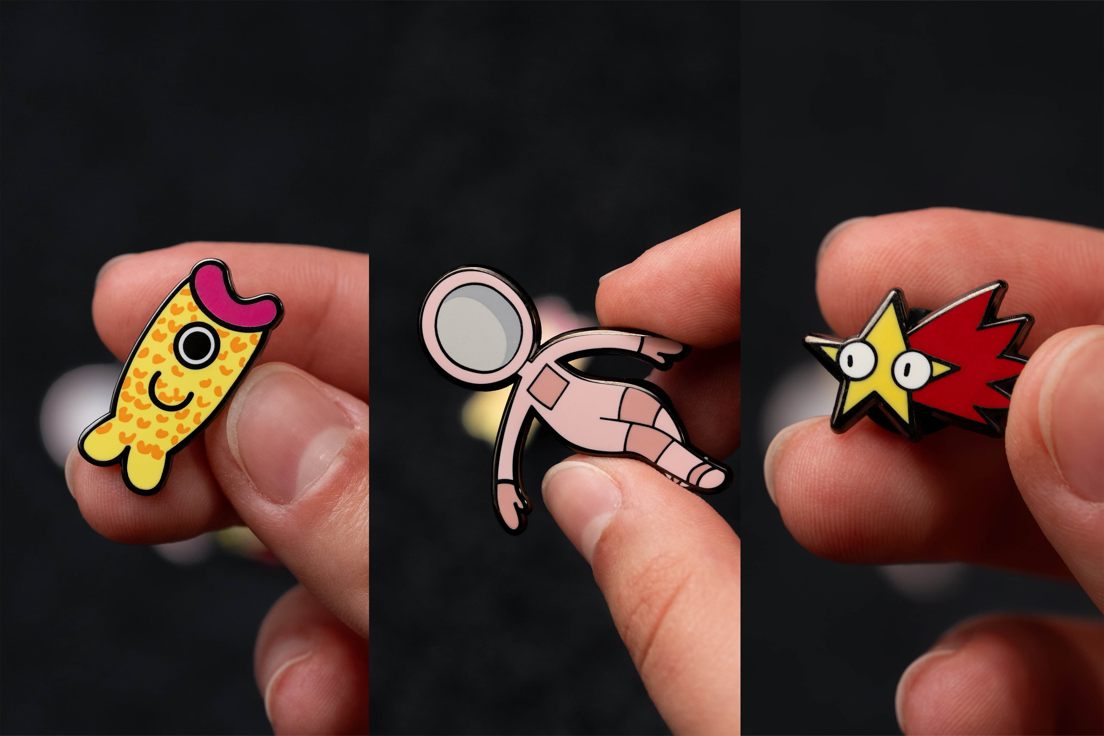 Proceso de manufactura de Character Pins.